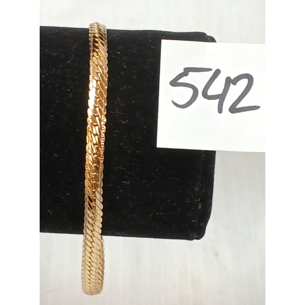 GOLD PLATED SERPENTINE BRACELET