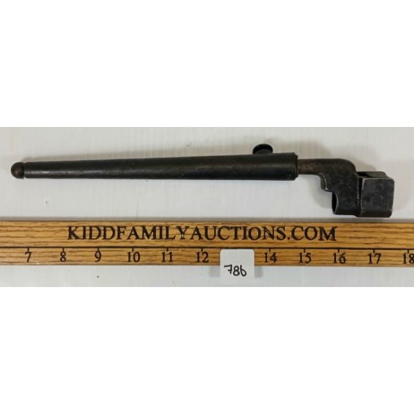 LEE ENFIELD NO. 4 MK II SPIKE BAYONET W/ SCABBARD