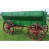 Image 1 : WESTERN GRAIN BOX ON JOHN DEERE RUNNING GEAR