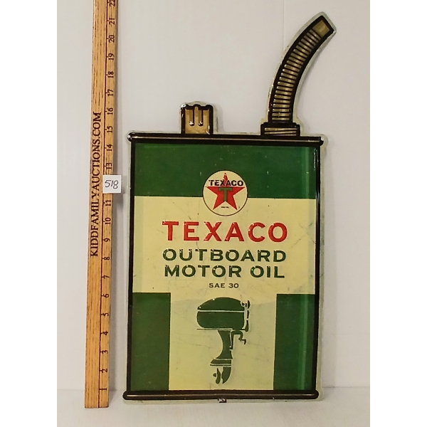 TEXACO OUTBOARD MOTOR OIL - SST SIGN