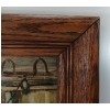 Image 3 : "BLACKSMITH SHOP" BY DALE SIVELL - OAK FRAMED OIL ON BOARD