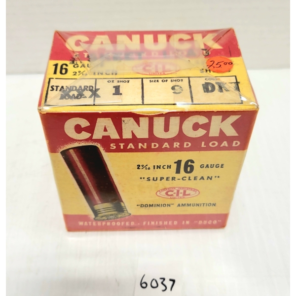 AMMO: 25 X CIL 16 GA 2 9/16 IN NO 9
