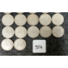 Image 3 : LOT OF 22 - 1968 CDN 25 CENT COINS 