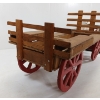 Image 5 : FOLK ART HORSE DRAWN WAGON