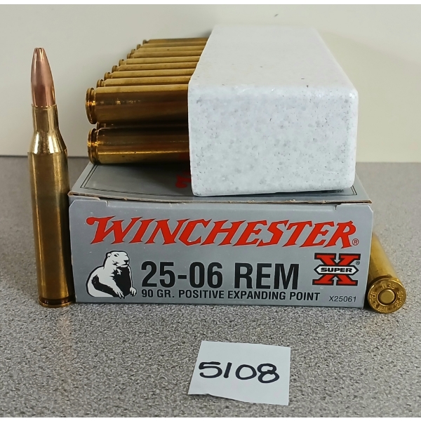 AMMO: 20X WINCHESTER .25-06 REM - 90GR PEP 