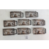Image 1 : LOT OF 8 - WALT DISNEY DAVY CROCKETT OFFICIAL BELT BUCKLES