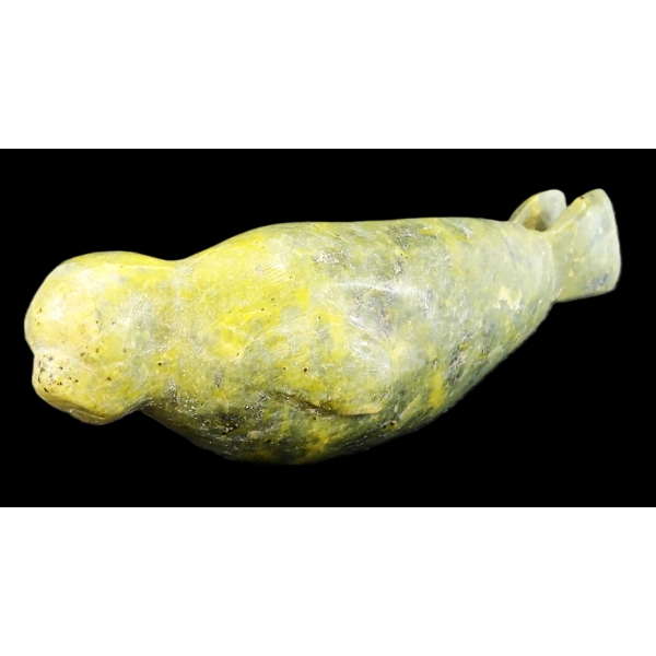 WALRUS BY LATCHOLASSIE AKESUK (1919 - 2000) - STONE