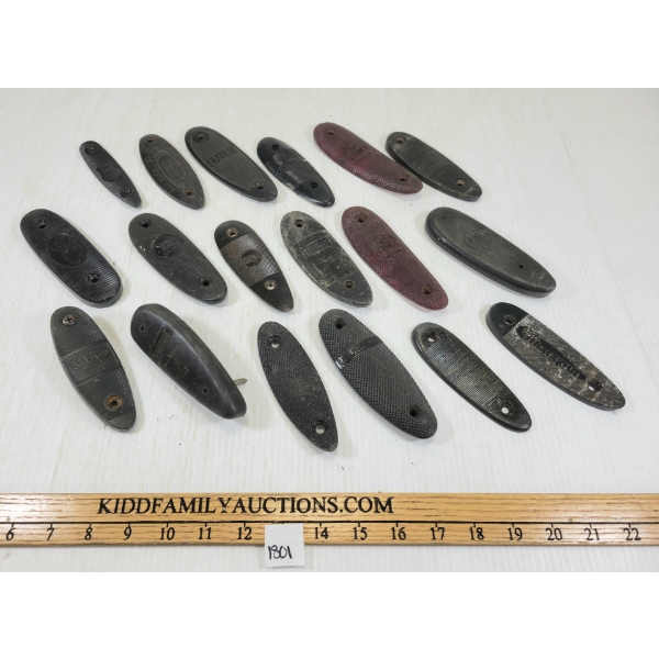 LOT OF 18 - BUTTPLATES - L. FRANCHI & BROWNING ETC