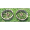 Image 3 : LOT OF 2 - STEEL TRACTOR WHEELS 