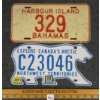 Image 1 : LOT OF 2 - LICENCE PLATES - NORTHWEST TERRITORIES & BAHAMAS