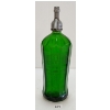 Image 1 : LUBKER'S SELTZER - EMERALD GREEN ACID-ETCHED TAHITI - SELTZER BOTTLE