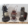 Image 6 : LOT OF 4 - LANTERNS & LAMP SHADE - INCL RAILWAY, AIR PILOT, ETC