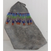 Image 5 : BEADED FIGURE - SIGNED - STONE & BEADS