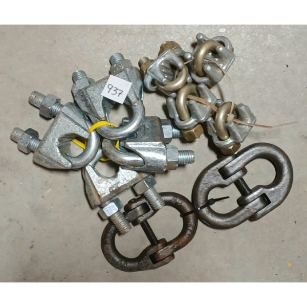 JOB LOT - CABLE CLAMPS - 1/2IN - 1IN