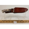 Image 1 : OLD TIMER 169OT D2 KNIFE W/ LEATHER SHEATH