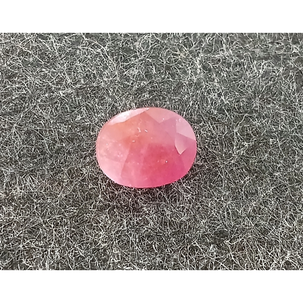 OVAL MIXED CUT LOOSE NATURAL MOZAMBIQUE RUBY ($11,450 APPRAISAL)