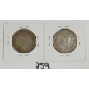Image 2 : LOT OF 2 - 1945 & 1946 CDN 50 CENT PCS