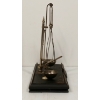 Image 4 : DOUBLE-PAN APOTHECARY SCALE - BRASS - C. LATE 19TH CENTURY