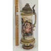 METTLACH GERMAN PRINT UNDER GLAZE STEIN
