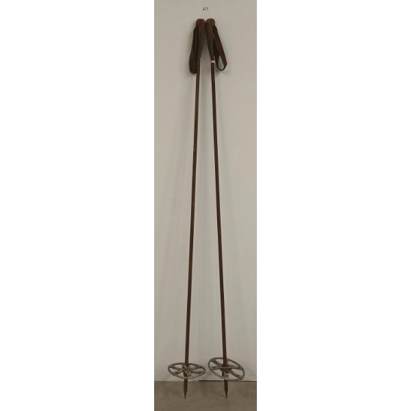 PAIR OF - VINTAGE ATTENHOFER SKI POLES