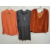 Image 2 : LOT OF 5 - WOMEN'S MINIMUM, LIFETIME & INSIGHT BLOUSE, VELVET TOP, PANTS & DRESSES