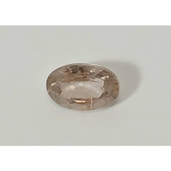 NATURAL LIGHT CHAMPAGNE ZIRCON - OVAL
