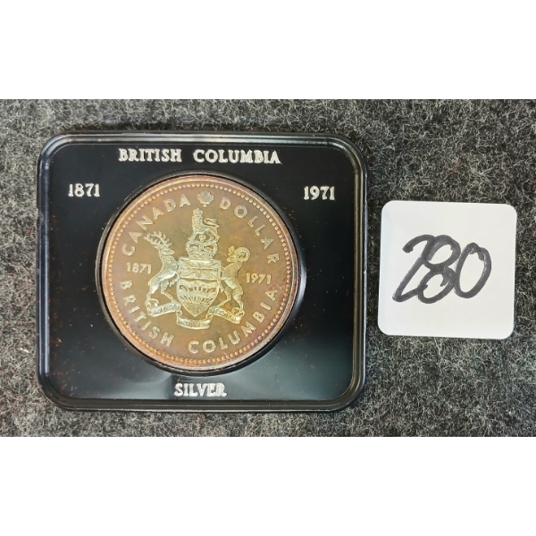1971 RCM BRITISH COLUMBIA SILVER DOLLAR
