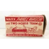 Image 9 : MARX PANEL WAGON TWO HORSE TEAM W/ BOX