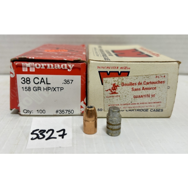 BULLETS: APPROX 180X .357 CAL 