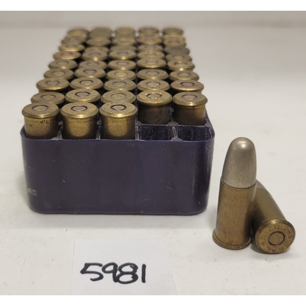 AMMO: 50X MILITARY ISSUED .380 REV
