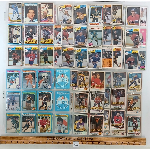 1970's-1980's OPC HOCKEY CARDS BINDER