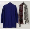 Image 2 : LOT OF 3 - WOMEN'S MINIMUM ERPUR & PAUL SCARVES & ROYAL BLUE KAISA JACKET