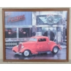 Image 2 : LOT OF 2 - VINTAGE CAR FRAMED PRINTS