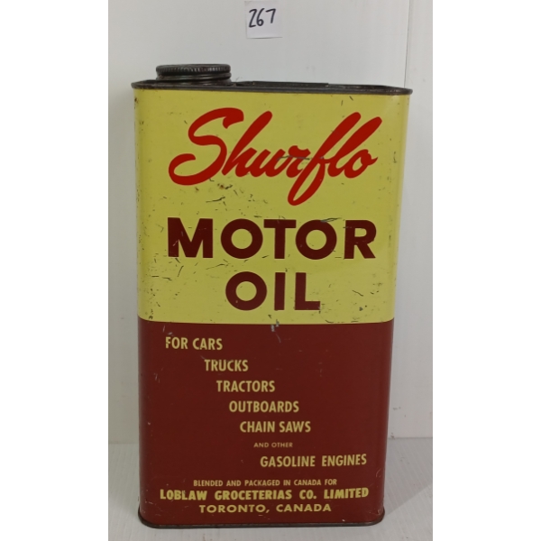 SHURFLO MOTOR OIL GAL CAN