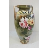 Image 1 : HAND PAINTED NIPPON VASE W/ HANDLES - PATTERN 980