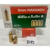 Image 1 : AMMO: 100X S&B 9 MM MAKAROV - 95 GR FMJ