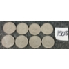 Image 2 : QTY OF 1973-1982 CDN 25 CENT COINS - ROLLED
