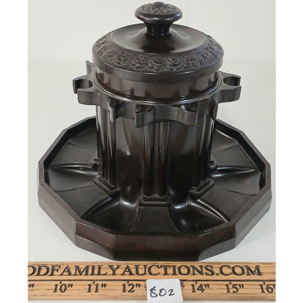 1930'S "PIPE-A-DOR" BY COLT FIREARMS - BAKELITE COLTROCK TOBACCO HUMIDOR