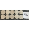 Image 2 : LOT OF 10 - 1939-1956 CDN 10 CENT COINS