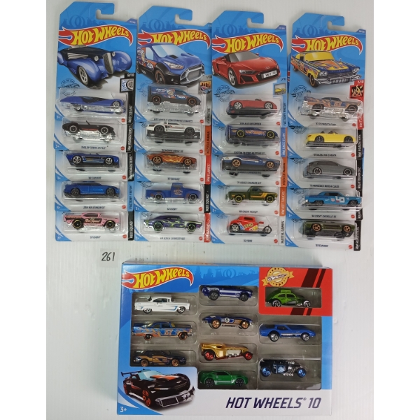 LOT OF 26 - HOTWHEELS - INCL '52 CHEVY MIGHT MAX, '57 CHEVY ROD SQUAD, HOTWHEELS 10, ETC