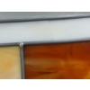 Image 3 : FRAMED MULTI-TONED STAINED GLASS MIRROR