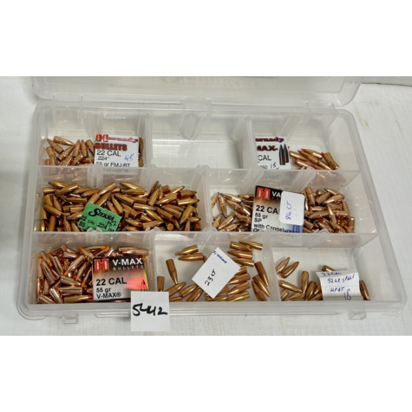 BULLETS: 428X .22 CAL MIXED 