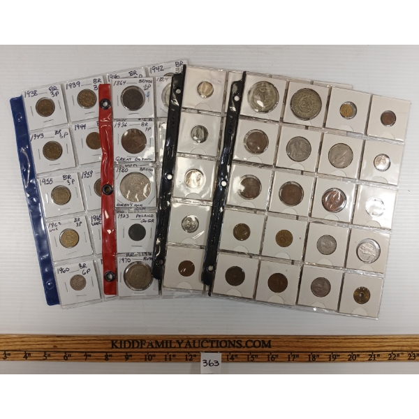 LOT OF 79 - MISC WORLD COINS - INCL MONACO, RUSSIA & VENEZUELA