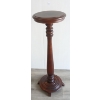 Image 3 : MAHOGANY PEDESTAL PLANT STAND