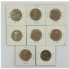 Image 2 : LOT OF 8 - 1974-1979 CDN 50 CENT COINS