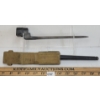 Image 3 : LEE ENFIELD NO. 4 MK II SPIKE BAYONET W/ SCABBARD & FROG