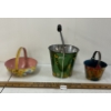 Image 3 : LOT OF 3 - TIN BUCKETS - INCL T.T. & J. CHEIN, ETC. 