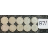 Image 2 : LOT OF 10 - 1940-1966 CDN 10 CENT COINS