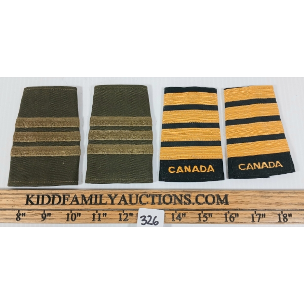 LOT OF 4 - OFFICERS SHOULDER EPAULETTES