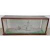 Image 6 : WWII NAVAL WARSHIP MODEL IN DISPLAY CASE